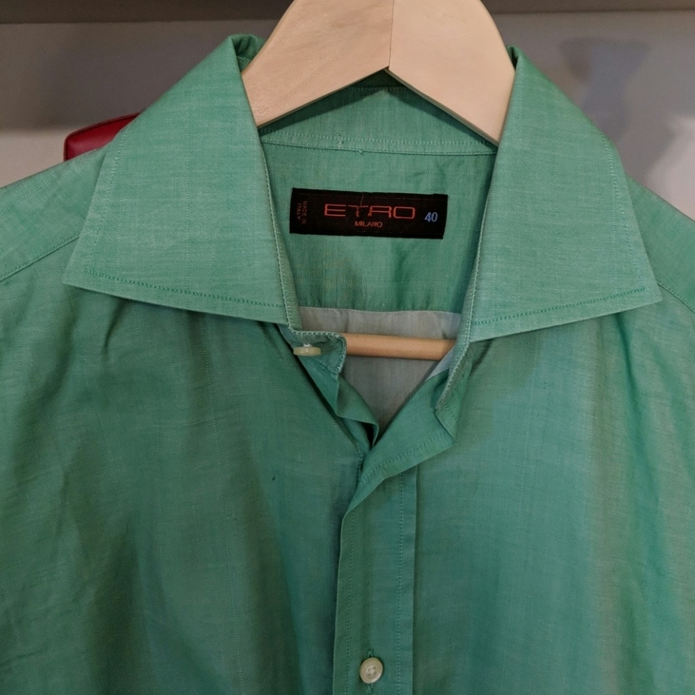 Beautiful mint green Etro shirt